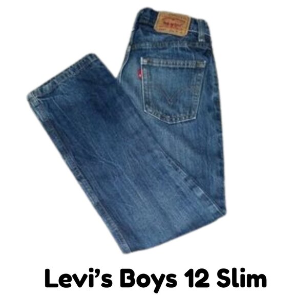PRICE DROPPED! Boys Levi's 12 Slim - Picture 1 of 10
